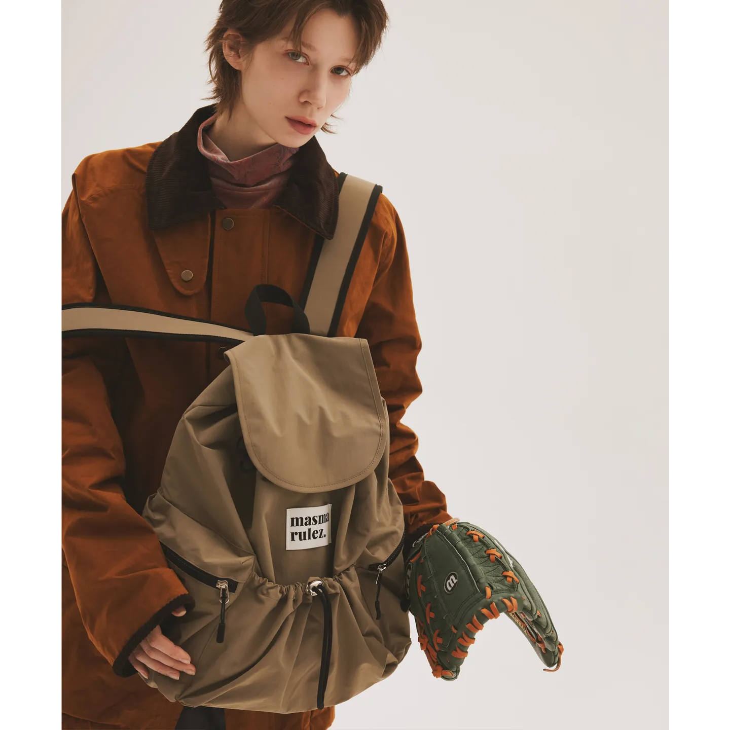 String Flap Backpack