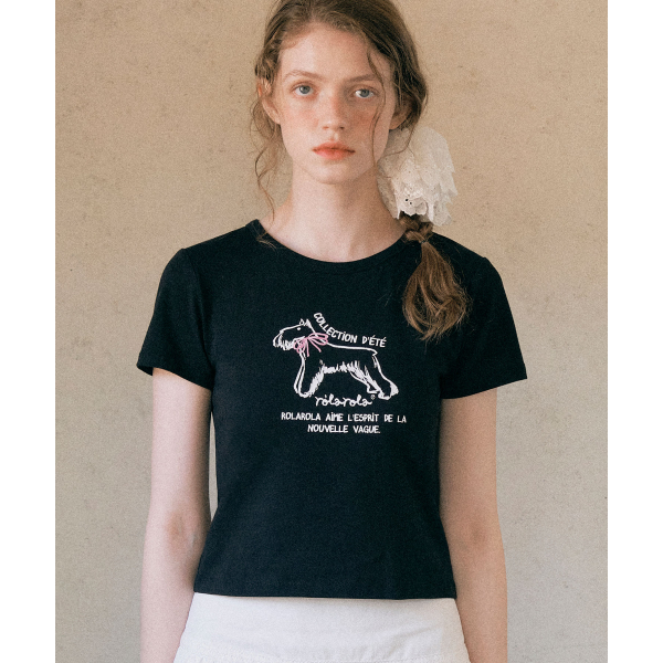 ROLA RIBBON PUPPY T-SHIRT