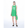TERRY MINI SLEEVELESS DRESS FLOWERMARDI