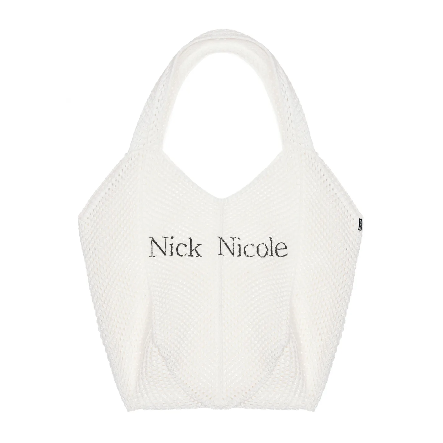 NICOLE CROCHET KNIT BAG