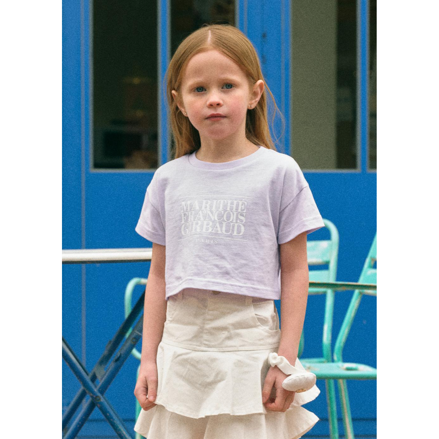 ENFANT W CLASSIC LOGO CROP TEE