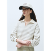 W STRIPE COLLAR SWEATSHIRT