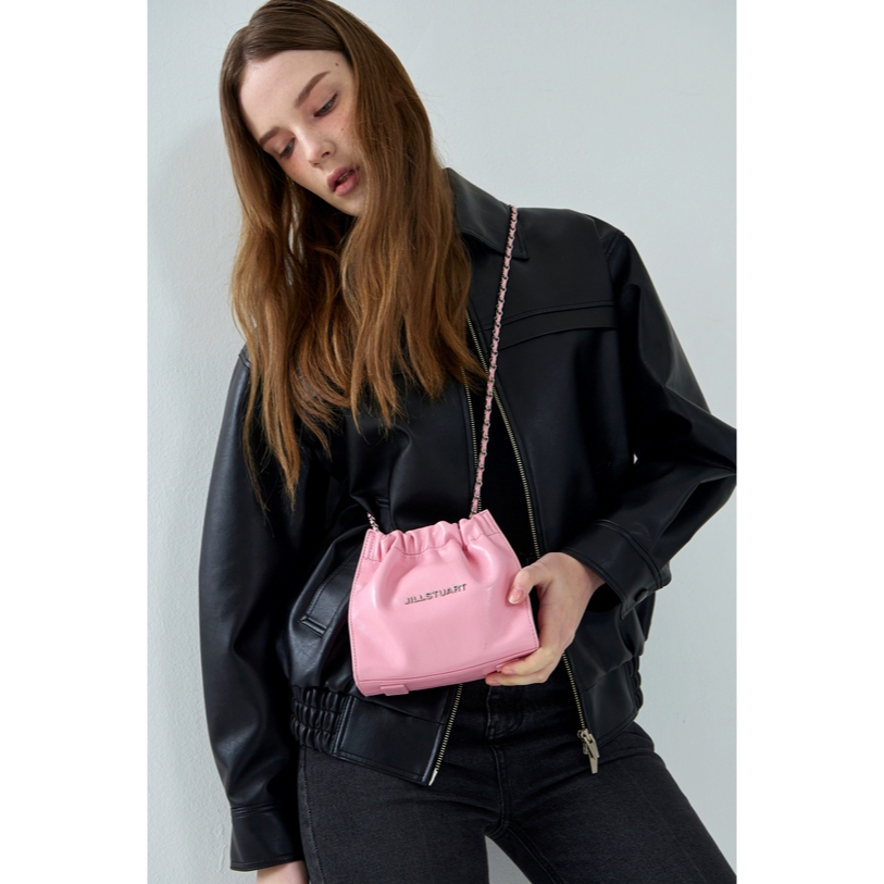 [Cocochain] Pink Chain Mini Cross and Shoulder Bag