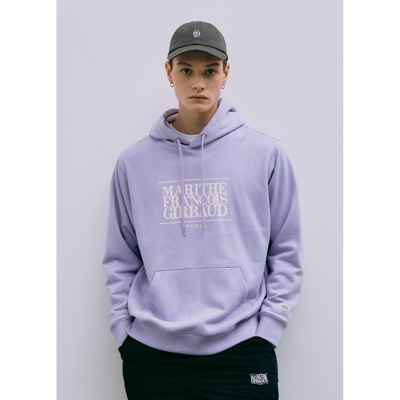 CLASSIC LOGO HOODIE - LIGHT PURPLE