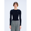 W CIRCLE LOGO SLIM FIT KNIT