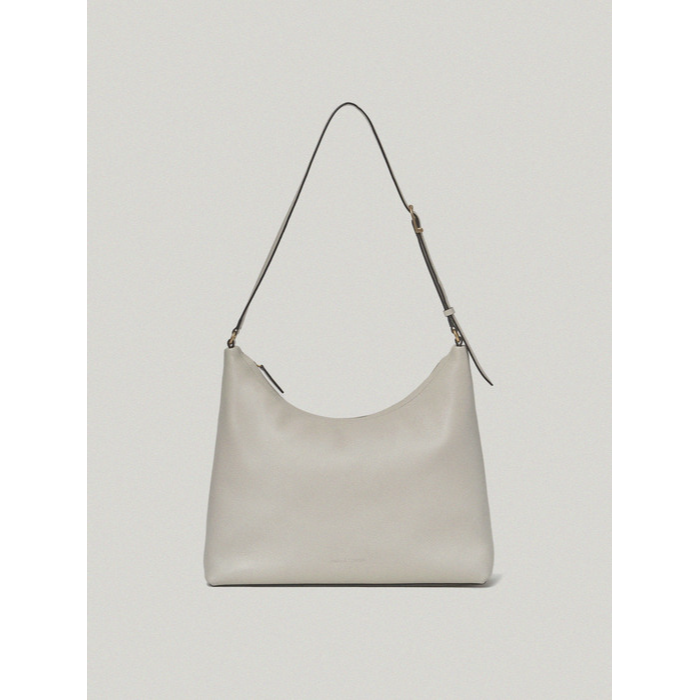 Base Hobo Bag - Misty White