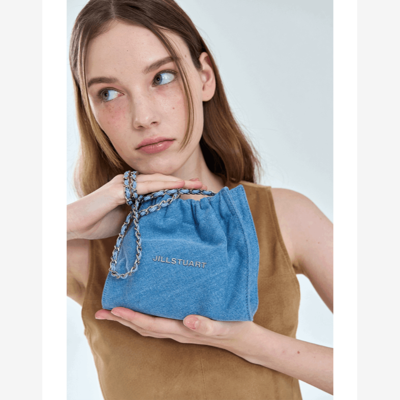 [Cocochain] Denim Chain Mini Cross and Shoulder Bag