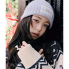 LACE LABEL ANGORA BEANIE