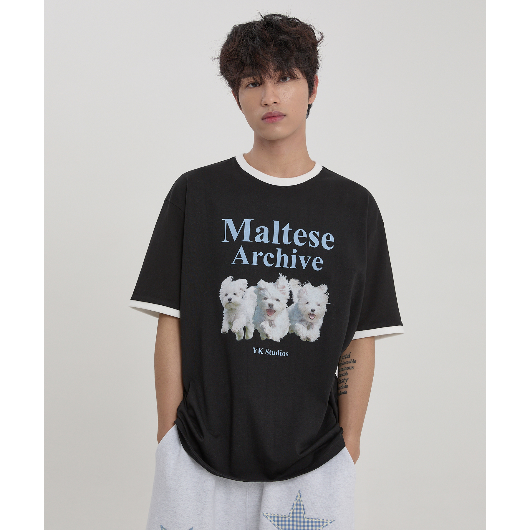 Maltese Archive Ringer Short Sleeve T-shirt
