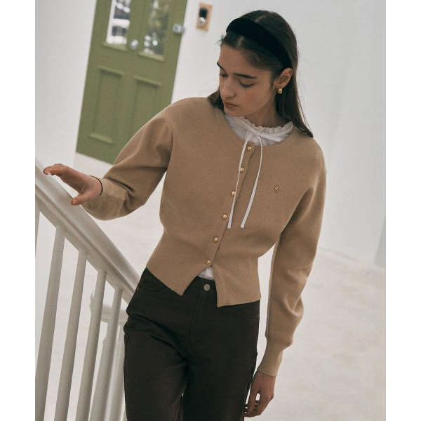 ROUND VOLUME SLEEVE CARDIGAN