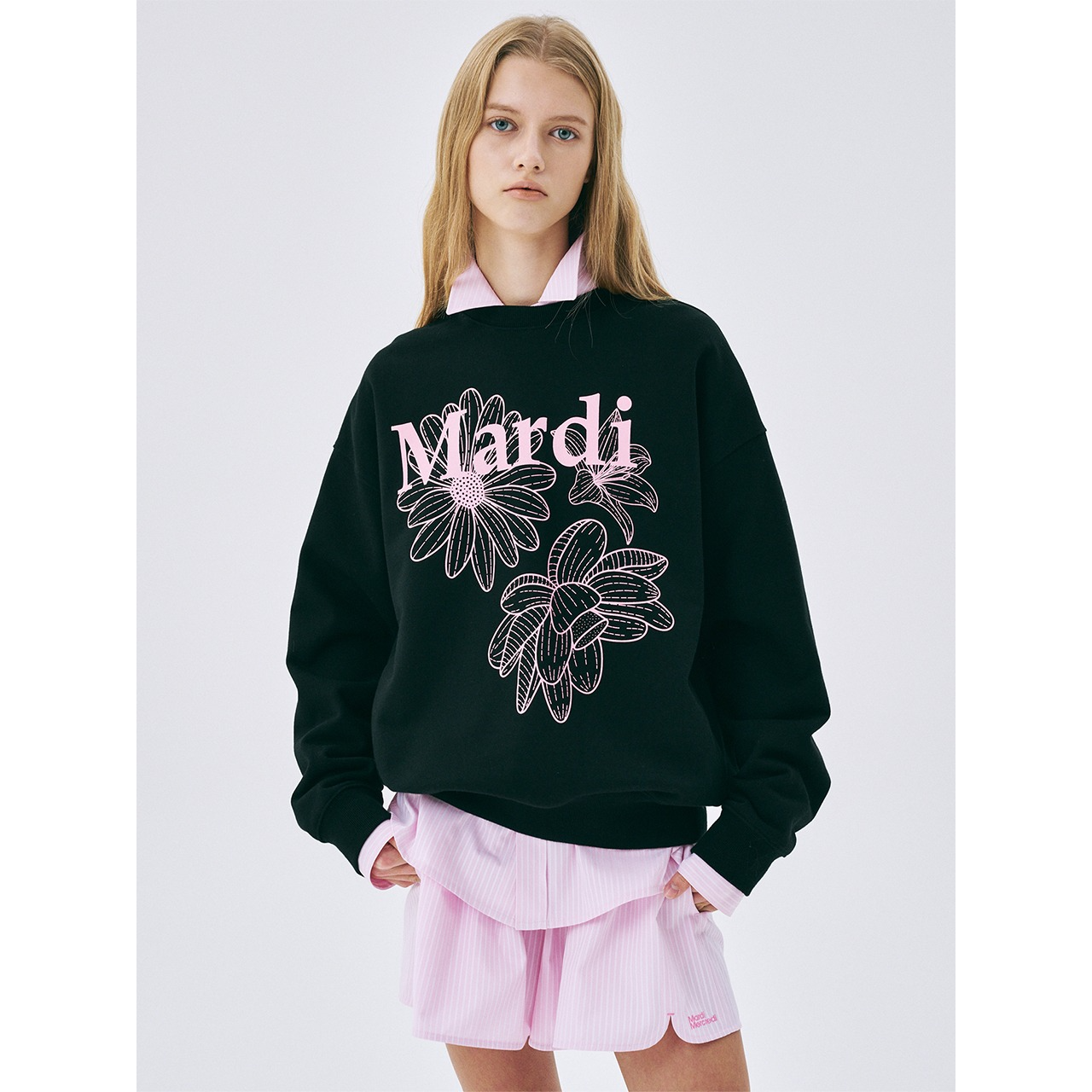 (2025) SWEATSHIRT TRIPLE FLOWER