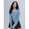 RACCOON BLENDED CARDIGAN V NECK SPADE