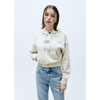 W SMALL CLASSIC LOGO CROP HOODIE