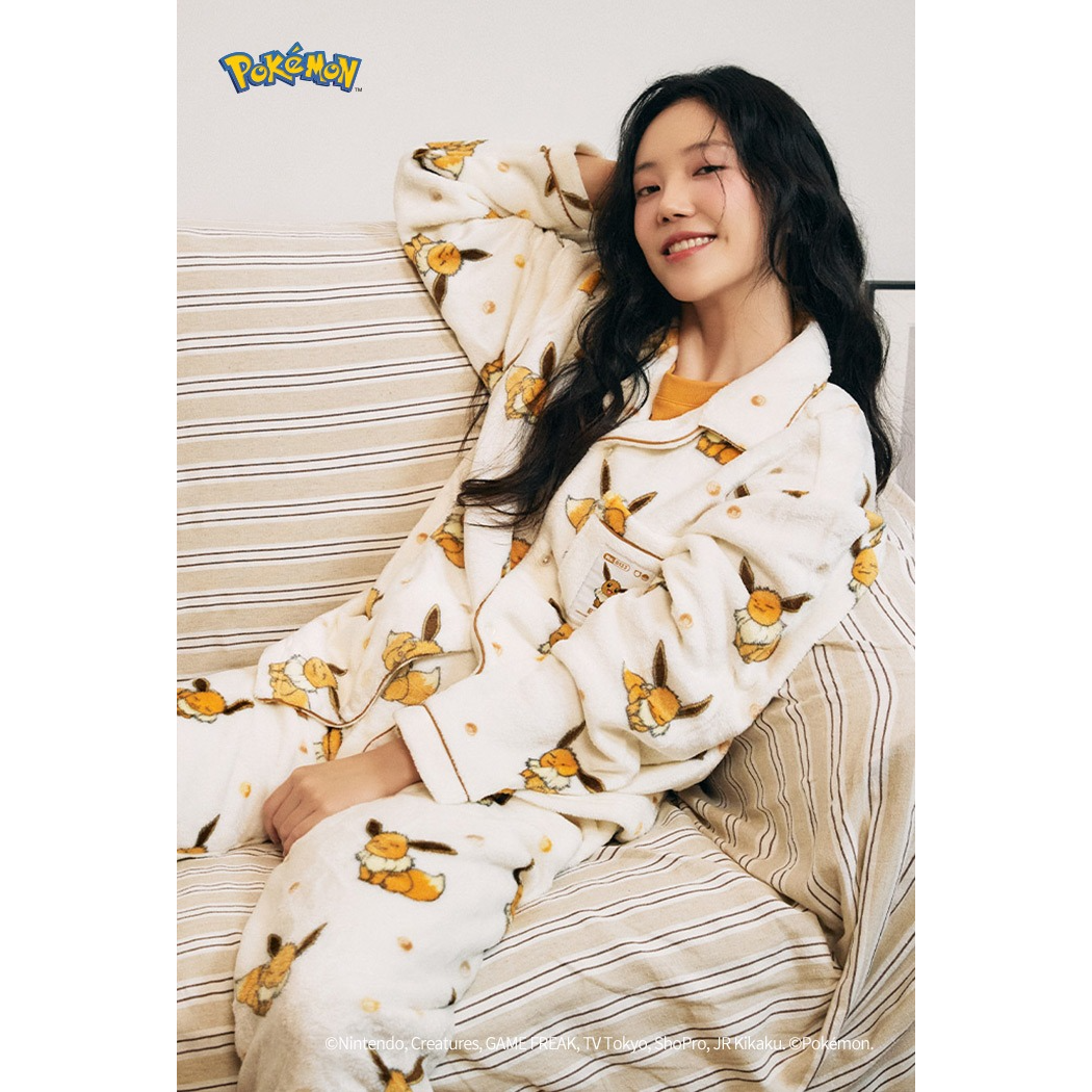 (Pokémon) I want to be a trainer Pyjamas - Beige