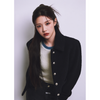 W CLASSIC TWEED COLLAR JACKET - BLACK