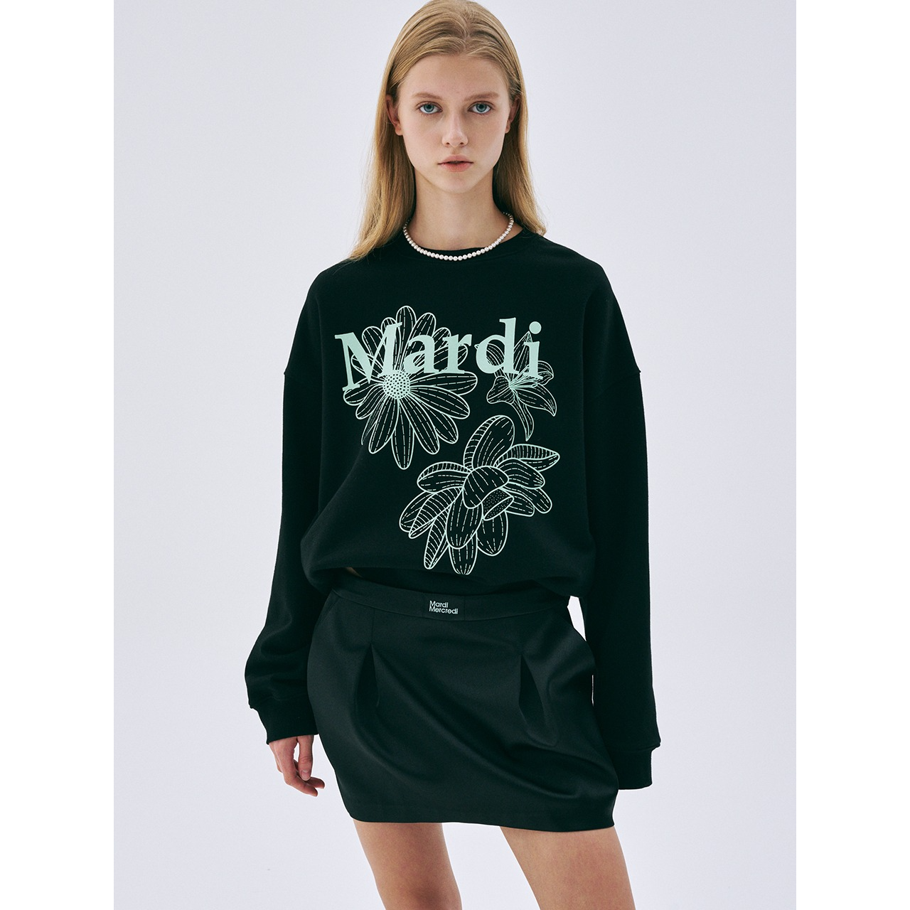(2025) SWEATSHIRT TRIPLE FLOWER