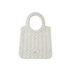 CABLE COTTON KNIT BAG