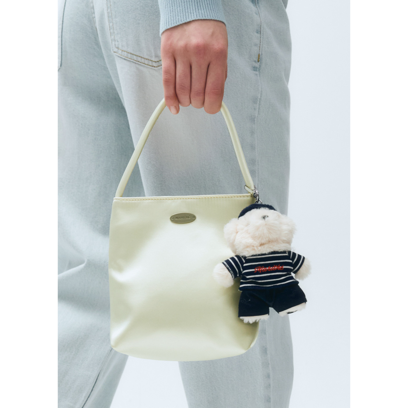 REGULAR LOGO SATIN MINI BAG
