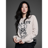 CASHMERE CREW NECK SWING THE TAIL DDANJI PEARL NECKLACE
