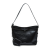 [Toffee Nut Jelly] Black Stitch Point Hobo Bag