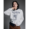 SWEATSHIRT RAGLAN SWING THE TAIL DDANJI PEARL NECKLACE