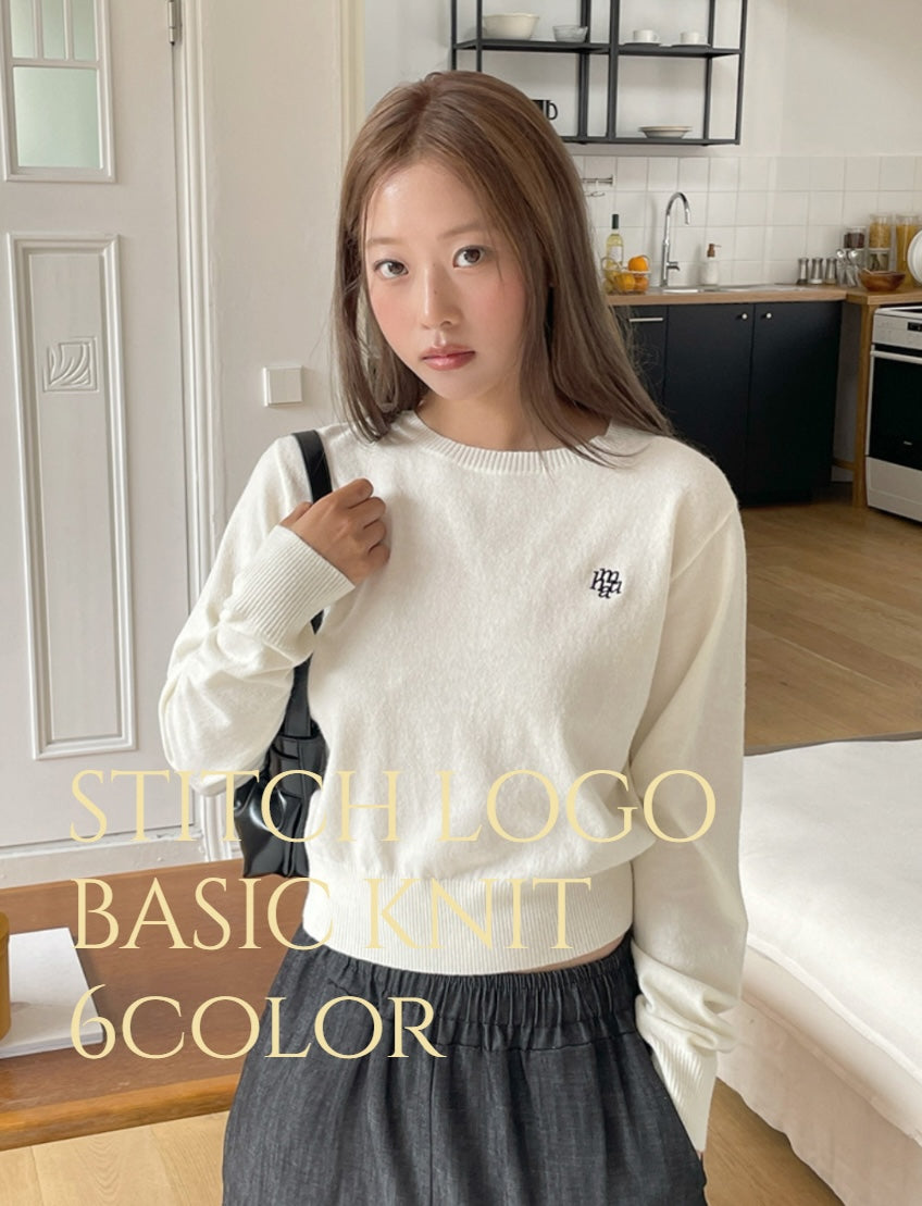 Stitch Logo Basic Knit