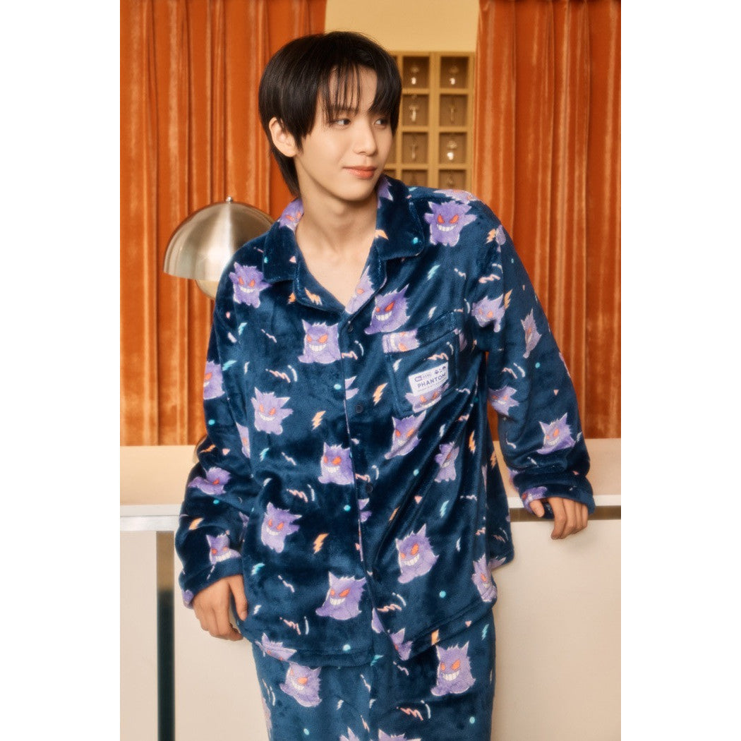 (Pokemon 2025) It's a warm sleep Pajama 長袖珊瑚毛毛睡衣套裝