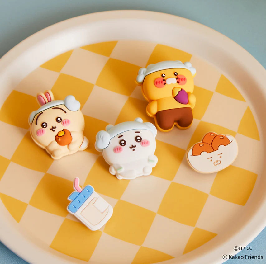 (Chiikawa x Kakao Friends) Silicon Charm Set