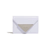 CRINKLE TRIANGLE ACCORDION POCKET