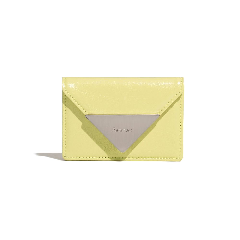CRINKLE TRIANGLE ACCORDION POCKET