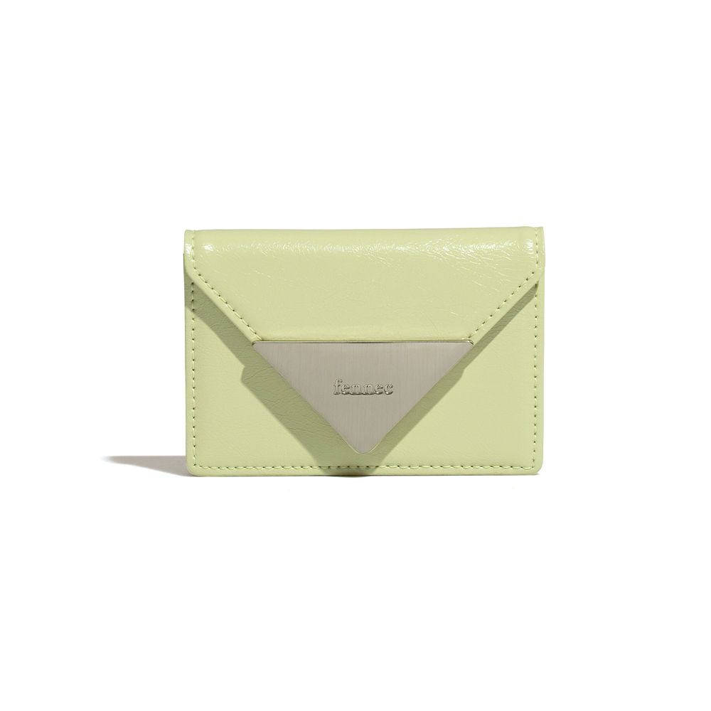 CRINKLE TRIANGLE ACCORDION POCKET