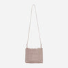 Square Embossed Bag Mini Crossover - Light Pink