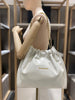 Ivory Logo Decoration Cowhide Chain Shoulder Bag M