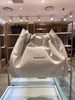 Ivory Logo Decoration Cowhide Chain Shoulder Bag M