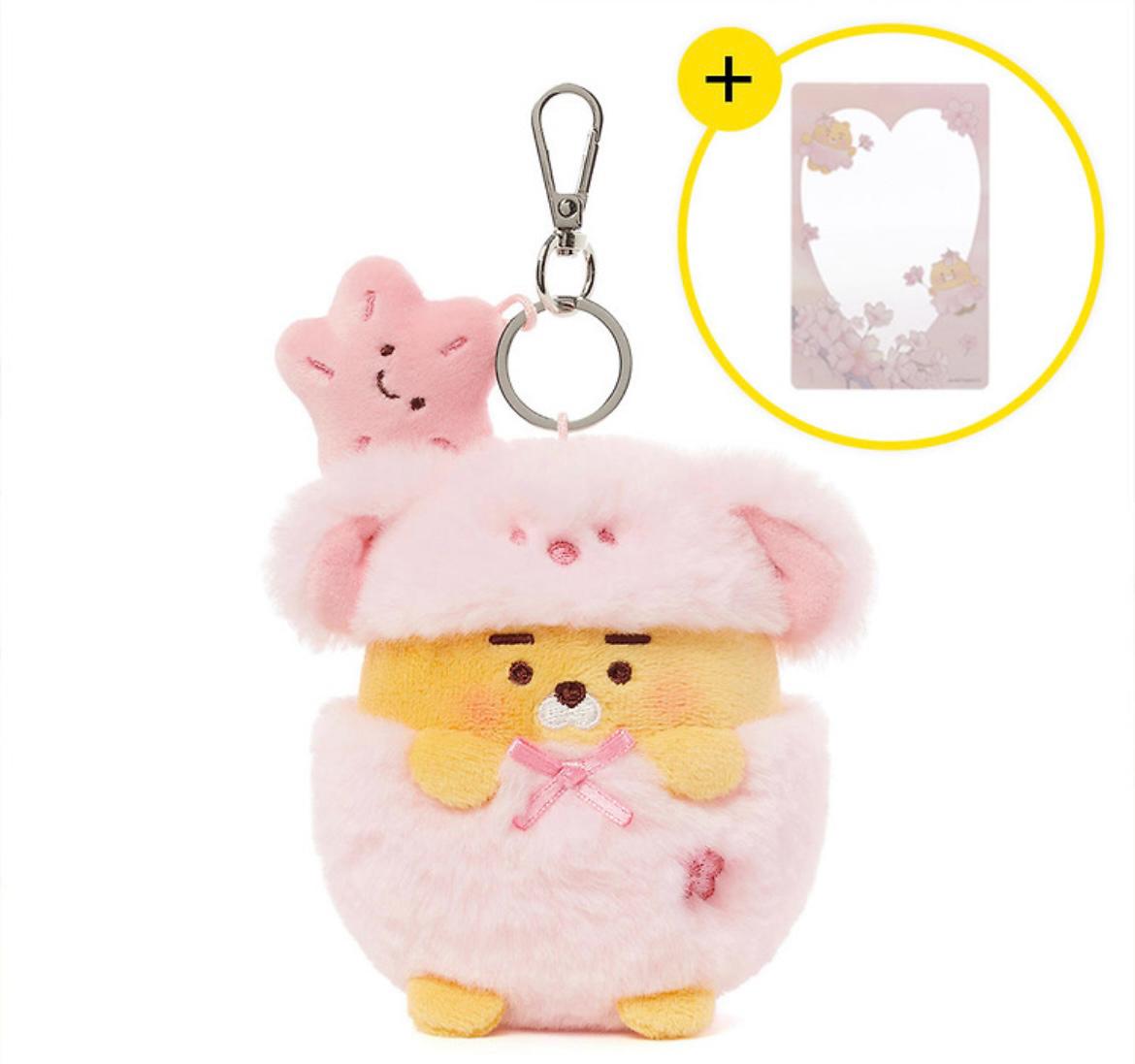 Pink Blossom Keyring Doll + Photo Card