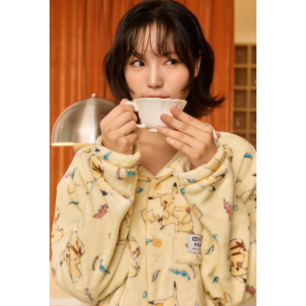 (Pokemon 2025) It's a warm sleep Pajama 長袖珊瑚毛毛睡衣套裝