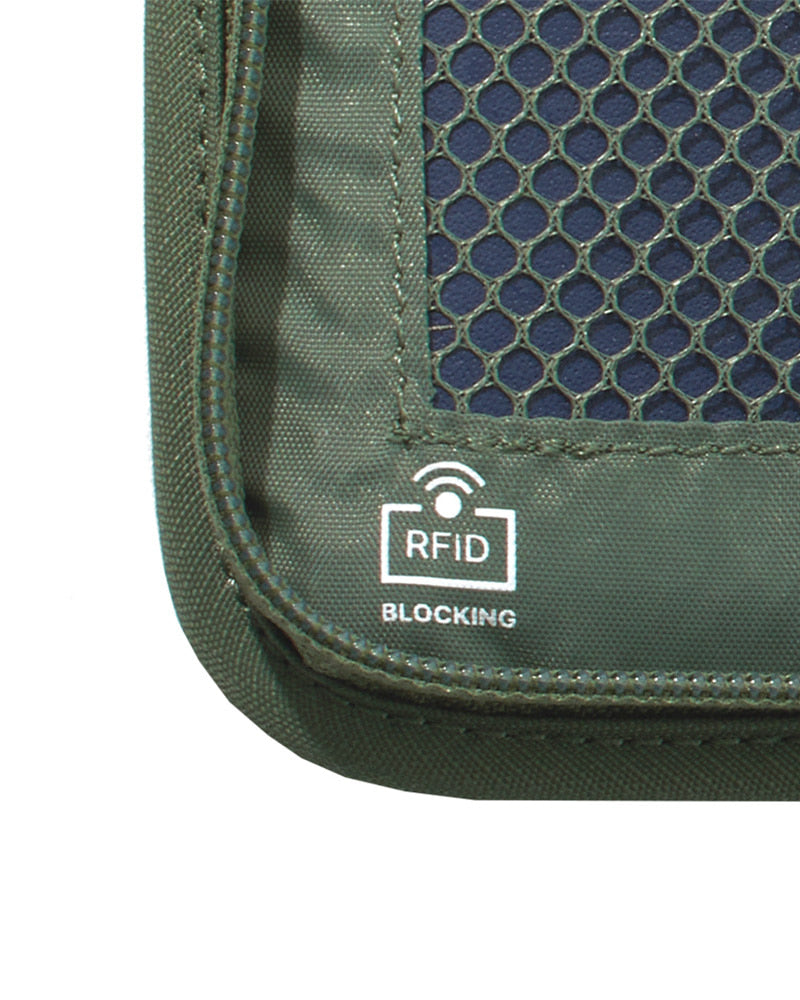 [Branden] Safe Cross Passport Wallet Bag