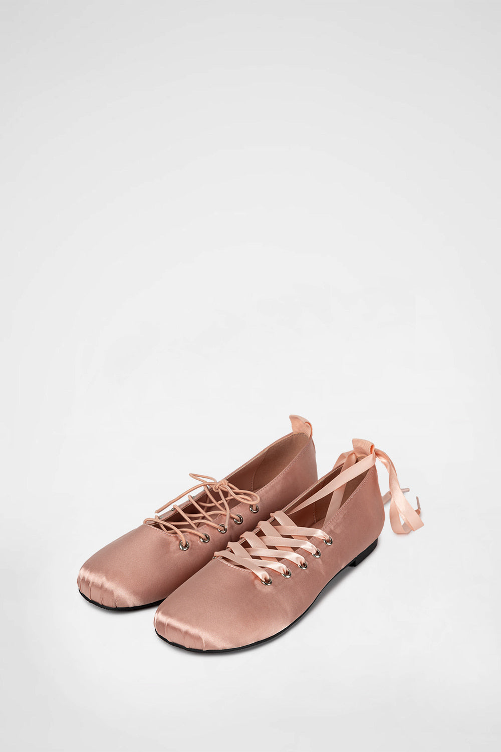 DOLPHIN LACE UP FLATS / PINK