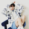 WOMEN'S FLORY ZIP-UP CARDIGAN