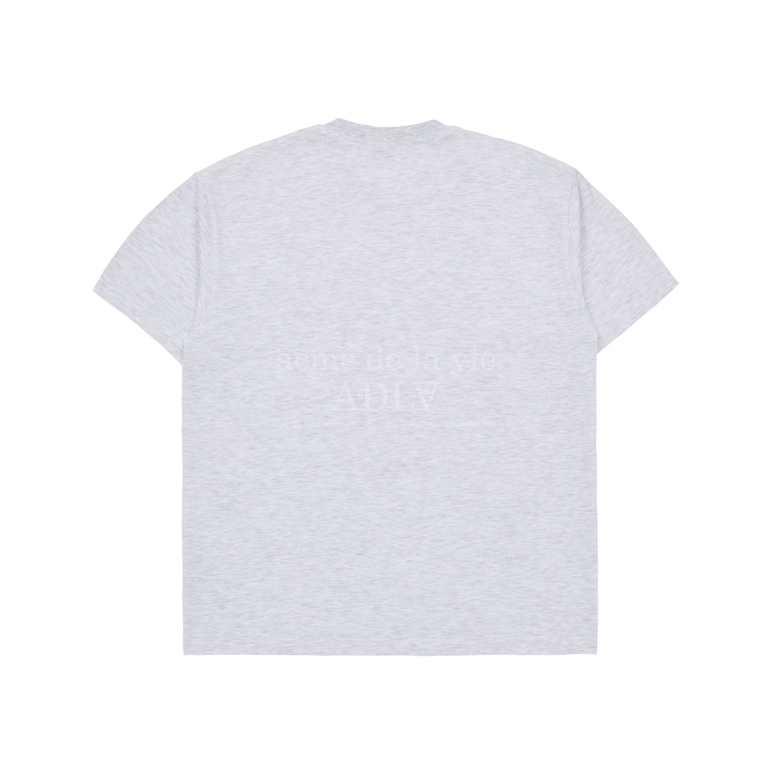 [Acmé de la Vie] ADLV X LISA TWINKLE SCRIPT LOGO BASIC SHORT SLEEVE T-SHIRT - MELANGE