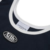 [Acmé de la Vie] ADLV X LISA CIRCLE WAPPEN CROP TANK TOP - NAVY