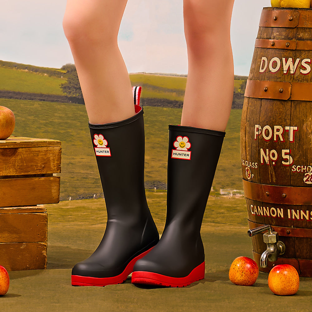 [Hunter X Wiggle Wiggle] Play Tall Rain Boots Strap Set