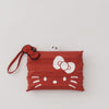 將圖片載入圖庫檢視器 Lucky Pleated Knit Clutch Small Hello Kitty - Barbados Red