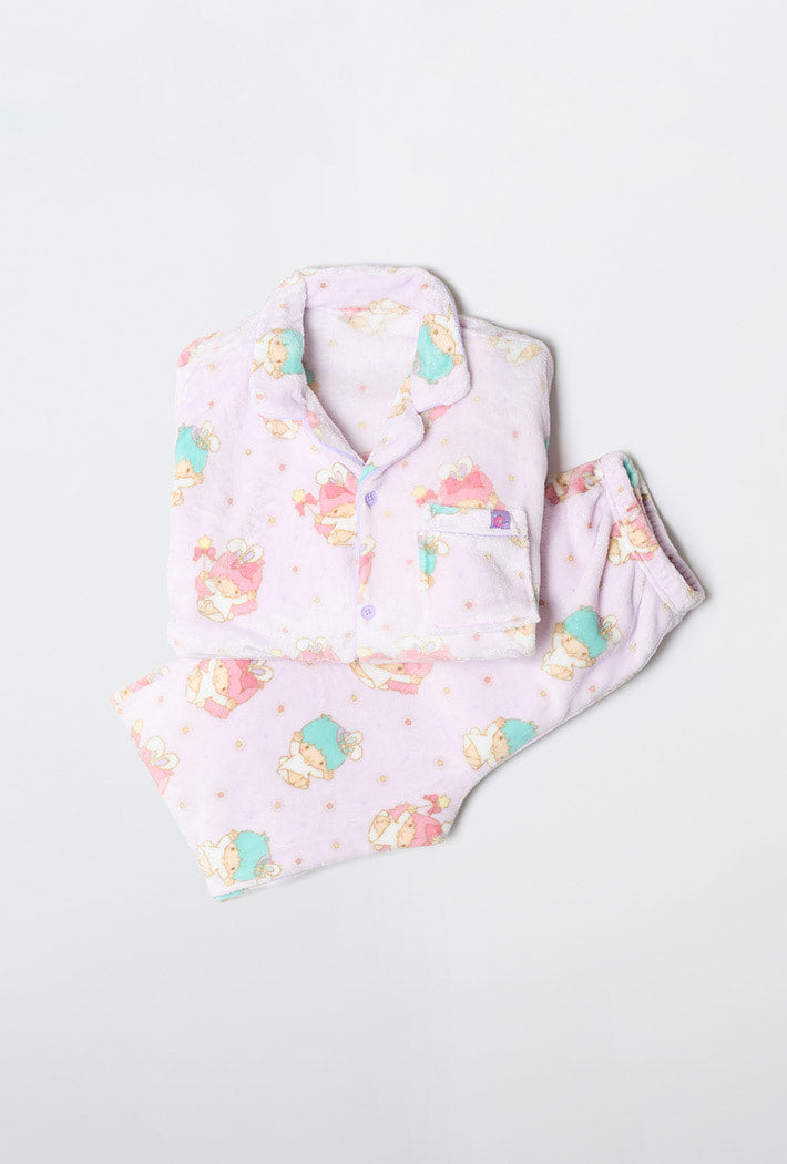 (Sanrio 2025) It's a warm sleep Pajama 長袖珊瑚毛毛睡衣套裝