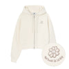 WOMEN'S FLORY WAPPEN ZIP-UP HOODIE