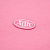[Acmé de la Vie] ADLV X LISA CIRCLE WAPPEN CROP SHORT SLEEVE T-SHIRT - PINK