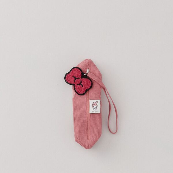 Lucky Pleated Knit Clutch Small My Melody - Pink Punch
