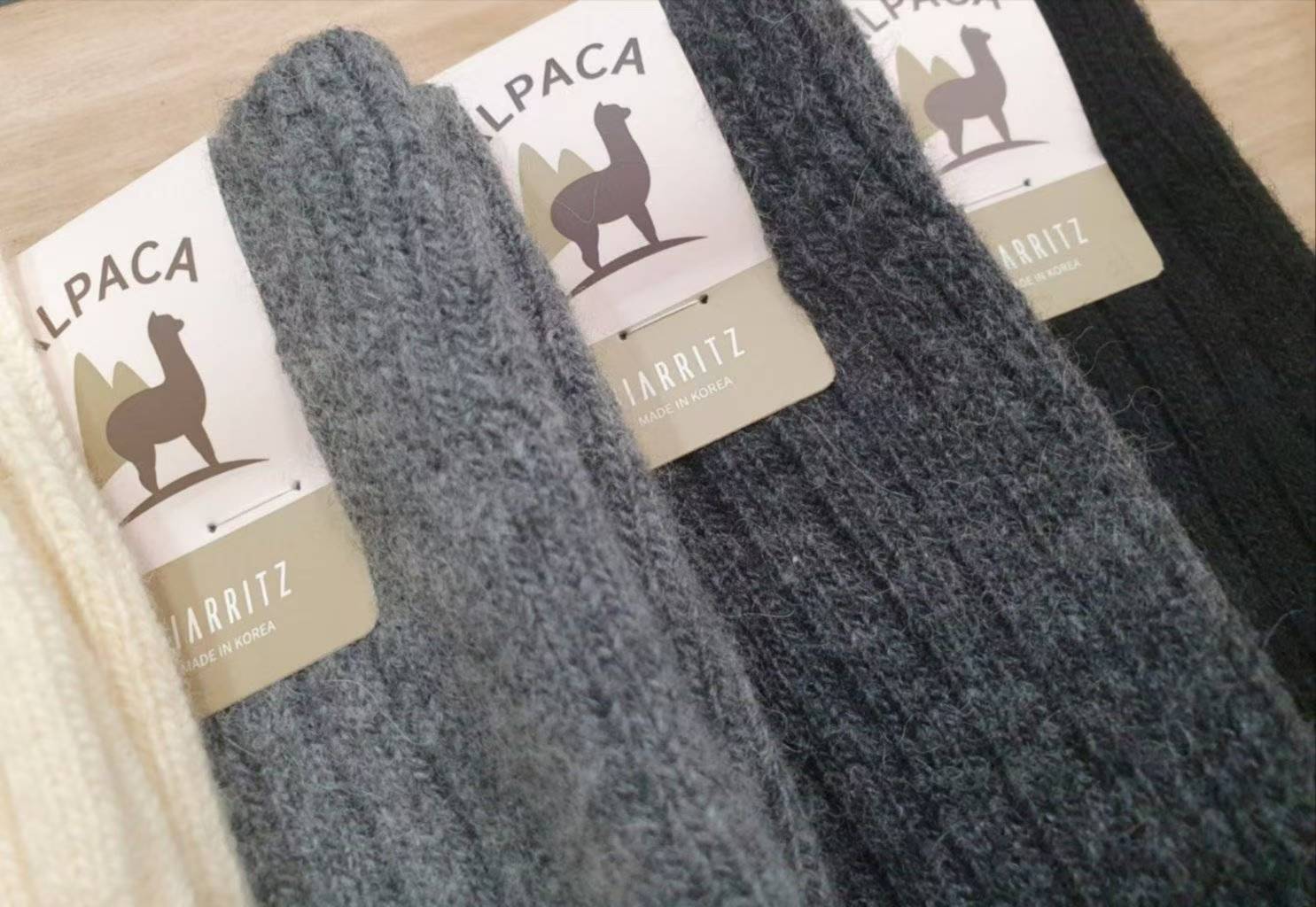 MADE IN KOREA WOOL SOCKS 韓國製純色羊毛襪子
