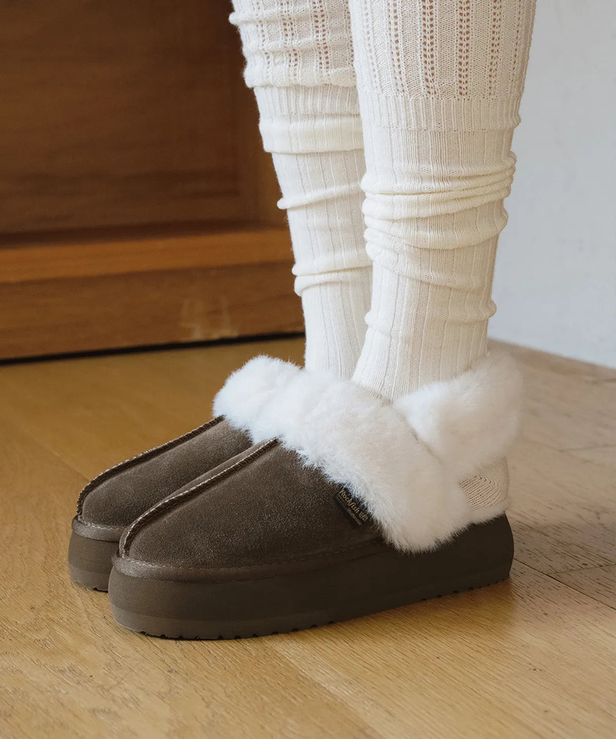 [2025] CLOUDY FLATFORM FUR SLINGBACKS