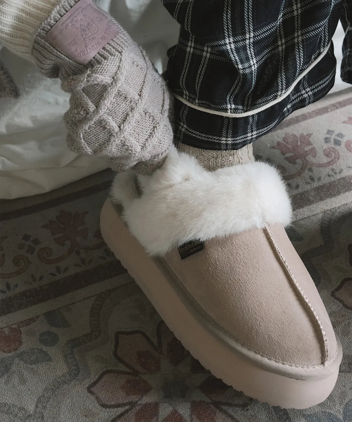 [2025] CLOUDY FLATFORM FUR SLINGBACKS